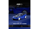 Honda S2000 RHD Right Hand Drive J s Racing Blue Metallic with Carbon Hood and Top 1/64 Diecast Model Car Inno Models IN64-S2000JS-BLUE