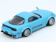 Mazda RX 7 FD3S RHD Right Hand Drive Pandem Rocket Bunny Light Blue 1/64 Diecast Model Car Inno Models IN64-RX7FDP-TIFBLU Mazda RX 7 FD3S RHD Right Hand Drive Pandem Rocket Bunny Light Blue 1/64 Diecast Model Car Inno Models IN64-RX7FDP-TIFBLU
