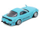 Mazda RX 7 FD3S RHD Right Hand Drive Pandem Rocket Bunny Light Blue 1/64 Diecast Model Car Inno Models IN64-RX7FDP-TIFBLU Mazda RX 7 FD3S RHD Right Hand Drive Pandem Rocket Bunny Light Blue 1/64 Diecast Model Car Inno Models IN64-RX7FDP-TIFBLU