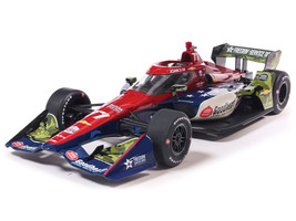 Dallara IndyCar #77 Sting Ray Robb Goodheart Animal Health Center Juncos Hollinger Racing Road Course Configuration NTT IndyCar Series 2026 1/18 Diecast Model Car IXO Models IND18051