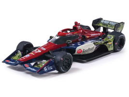Dallara IndyCar #77 Sting Ray Robb Goodheart Animal Health Center Juncos Hollinger Racing Road Course Configuration NTT IndyCar Series 2026 1/64 Diecast Model Car IXO Models IND64054