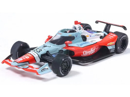 Dallara IndyCar #33 Ed Carpenter Slim Fast Ed Carpenter Racing Road Course Configuration NTT IndyCar Series 2026)1/64 Diecast Model Car IXO Models IND64053