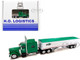 Peterbilt 389 Truck Tractor with Sleeper Cab Cargill Green and Covered Grain Trailer White with Green Tarp Combo Set 1/87 (HO) Plastic Model Car HO Logistics HL-38911-465 Peterbilt 389 Truck Tractor with Sleeper Cab Cargill Green and Covered Grain Trailer White with Green Tarp Combo Set 1/87 (HO) Plastic Model Car HO Logistics HL-38911-465