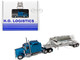 Kenworth W900L Truck Tractor with Sleeper Cab Blue Metallic and Pneumatic Tank Trailer Combo Set 1/87 (HO) Plastic Model Car HO Logistics HL-90006-001 Kenworth W900L Truck Tractor with Sleeper Cab Blue Metallic and Pneumatic Tank Trailer Combo Set 1/87 (HO) Plastic Model Car HO Logistics HL-90006-001