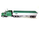 Kenworth W900L Truck Tractor with Sleeper Cab Cargill Green and Covered Grain Trailer White with Green Tarp Combo Set 1/87 (HO) Plastic Model Car HO Logistics HL-90011-465 Kenworth W900L Truck Tractor with Sleeper Cab Cargill Green and Covered Grain Trailer White with Green Tarp Combo Set 1/87 (HO) Plastic Model Car HO Logistics HL-90011-465