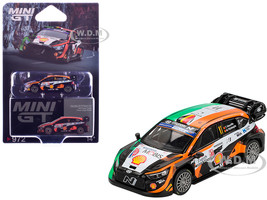 Hyundai i20 N Rally1 Hybrid #11 Thierry Neuville Martijn Wydaeghe Winner 2023 Rally Croatia Power Stage 2023 Limited Edition 1/64 Diecast Model Car Mini GT MGT00972