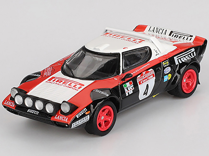 Lancia Stratos HF #4 Markku Alen Ilkka Kivimaki Winner Rally Sanremo 1978 Limited Edition 1/64 Diecast Model Car Mini GT MGT01084