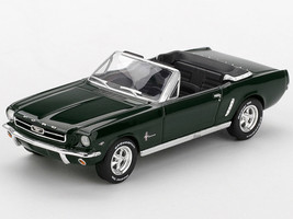 1964 Ford Mustang Convertible Highland Green Limited Edition 1/64 Diecast Model Car Mini GT MGT01166