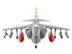 British Aerospace AV 8B Harrier II Plus Aircraft 164569 VMA 223 Bulldogs MCAS Cherry Point 2025 United States Marine Corps Air Power Series 1/72 Diecast Model Hobby Master HA2634