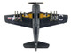 Grumman F8F 2 Bearcats Fighter Aircraft 121717 VF 61 Jolly Rogers 1949 United States Navy SkyMax Flying Heroes Series 1/72 Diecast Model Hobby Master SM1013