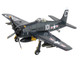 Grumman F8F 2 Bearcats Fighter Aircraft 121717 VF 61 Jolly Rogers 1949 United States Navy SkyMax Flying Heroes Series 1/72 Diecast Model Hobby Master SM1013