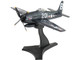 Grumman F8F 2P Bearcats Fighter Aircraft 121714 Duxford Restored Plane 2014 United States Navy SkyMax Flying Heroes Series 1/72 Diecast Model Hobby Master SM1014