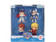 Set of 4 Diecast Figures Super Gem Fighter Mini Mix 1997 Video Game Metalfigs Series Diecast Models Jada 36701