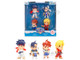 Set of 4 Diecast Figures Super Gem Fighter Mini Mix 1997 Video Game Metalfigs Series Diecast Models Jada 36701