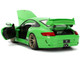 Porsche 911 GT3 997 Green with Black Accents Fast X 2023 Movie 25 Years of Fast & Furious Series 1/24 Diecast Model Car Jada 34919-25TH