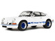 1973 Porsche 911 RSR Carrera White with Blue Stripes 1/18 Diecast Model Car Solido S1801119 1973 Porsche 911 RSR Carrera White with Blue Stripes 1/18 Diecast Model Car Solido S1801119