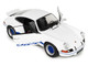 1973 Porsche 911 RSR Carrera White with Blue Stripes 1/18 Diecast Model Car Solido S1801119 1973 Porsche 911 RSR Carrera White with Blue Stripes 1/18 Diecast Model Car Solido S1801119