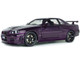 1999 Nissan Skyline GT R R34 Z Tune RHD Right Hand Drive Midnight Purple Metallic 1/18 Diecast Model Car Solido S1804311