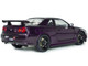 1999 Nissan Skyline GT R R34 Z Tune RHD Right Hand Drive Midnight Purple Metallic 1/18 Diecast Model Car Solido S1804311