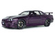 1999 Nissan Skyline GT R R34 Z Tune RHD Right Hand Drive Midnight Purple Metallic 1/18 Diecast Model Car Solido S1804311