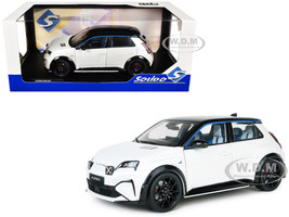 2024 Alpine A290 GTS White Metallic with Black Top 1/18 Diecast Model Car Solido S1812604