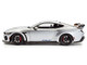 2024 Ford Shelby Mustang Super Snake Gray Metallic with Blue Stripes 1/18 Diecast Model Car Solido S1813803