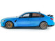 2024 BMW M3 Competition Daytona Beach Blue with Carbon Top 1/18 Diecast Model Car Solido S1814303