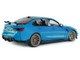 2024 BMW M3 Competition Daytona Beach Blue with Carbon Top 1/18 Diecast Model Car Solido S1814303