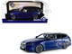 2025 BMW M5 Touring Marina Bay Blue Metallic with Black Top 1/18 Diecast Model Car Solido S1814801