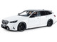 2025 BMW M5 Touring Alpine White with Black Top 1/18 Diecast Model Car Solido S1814802 2025 BMW M5 Touring Alpine White with Black Top 1/18 Diecast Model Car Solido S1814802