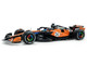 McLaren MCL39 #81 Oscar Piastri OKX 3rd Place Formula One F1 Monaco GP 2025 Competition Series 1/18 Diecast Model Car Solido S1818704