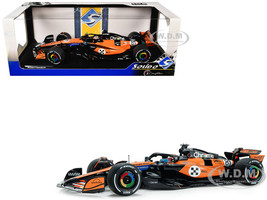 McLaren MCL39 #81 Oscar Piastri OKX 3rd Place Formula One F1 Monaco GP 2025 Competition Series 1/18 Diecast Model Car Solido S1818704