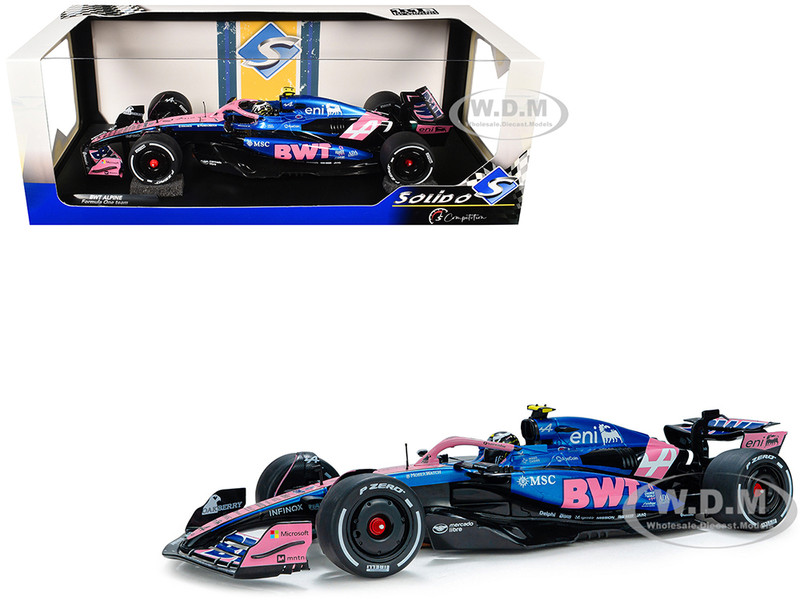 Alpine A525 #7 Jack Doohan BWT Formula One F1 Chinese GP 2025 Competition Series 1/18 Diecast Model Car Solido S1818902