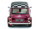 1997 Mini Cooper Sport Purple Metallic with White Stripes and Checkered Top 1/43 Diecast Model Car Solido S4316604 1997 Mini Cooper Sport Purple Metallic with White Stripes and Checkered Top 1/43 Diecast Model Car Solido S4316604