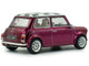 1997 Mini Cooper Sport Purple Metallic with White Stripes and Checkered Top 1/43 Diecast Model Car Solido S4316604 1997 Mini Cooper Sport Purple Metallic with White Stripes and Checkered Top 1/43 Diecast Model Car Solido S4316604