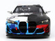 2024 BMW M4 GT4 #1 M Motorsport Livery Black and White with Red and Blue Graphics Limited Edition to 999 pieces Worldwide 1/18 Model Car Otto Mobile OT1125 2024 BMW M4 GT4 #1 M Motorsport Livery Black and White with Red and Blue Graphics Limited Edition to 999 pieces Worldwide 1/18 Model Car Otto Mobile OT1125