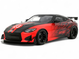 2022 Nissan Z GT4 #23 Black with Red Graphics 