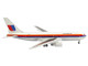 Boeing 767 200 Commercial Aircraft United Airlines N601UA White with Stripes 1/400 Diecast Model Airplane V1:400 400006 Boeing 767 200 Commercial Aircraft United Airlines N601UA White with Stripes 1/400 Diecast Model Airplane V1:400 400006
