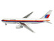 Boeing 767 200 Commercial Aircraft United Airlines N601UA White with Stripes 1/400 Diecast Model Airplane V1:400 400006 Boeing 767 200 Commercial Aircraft United Airlines N601UA White with Stripes 1/400 Diecast Model Airplane V1:400 400006