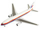 Boeing 767 200 Commercial Aircraft United Airlines N601UA White with Stripes 1/400 Diecast Model Airplane V1:400 400006 Boeing 767 200 Commercial Aircraft United Airlines N601UA White with Stripes 1/400 Diecast Model Airplane V1:400 400006