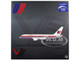 Boeing 767 200 Commercial Aircraft United Airlines N601UA White with Stripes 1/400 Diecast Model Airplane V1:400 400006 Boeing 767 200 Commercial Aircraft United Airlines N601UA White with Stripes 1/400 Diecast Model Airplane V1:400 400006