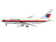 Boeing 767 200ER Commercial Aircraft United Airlines N611UA White with Stripes 1/400 Diecast Model Airplane V1:400 400007
