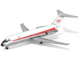McDonnell Douglas DC 9 15 Commercial Aircraft Trans World Airlines N1070T White with Red Stripes 1/400 Diecast Model Airplane V1:400 400008
