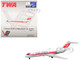 McDonnell Douglas DC 9 15 Commercial Aircraft Trans World Airlines N1067T White with Red Stripes 1/400 Diecast Model Airplane V1:400 400009
