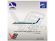 McDonnell Douglas DC 9 14 Commercial Aircraft Eastern Air Lines N8901E White with Blue Stripes 1/400 Diecast Model Airplane V1:400 400010