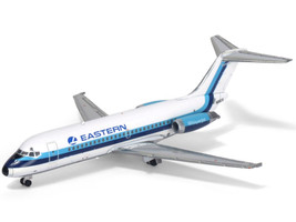 McDonnell Douglas DC 9 14 Commercial Aircraft Eastern Air Lines N8901E White with Blue Stripes 1/400 Diecast Model Airplane V1:400 400010