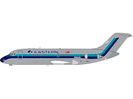 McDonnell Douglas DC 9 14 Commercial Aircraft Eastern Air Lines N8910E Silver with Blue Stripes 1/400 Diecast Model Airplane V1:400 400011
