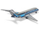 McDonnell Douglas DC 9 14 Commercial Aircraft Eastern Air Lines N8910E Silver with Blue Stripes 1/400 Diecast Model Airplane V1:400 400011 McDonnell Douglas DC 9 14 Commercial Aircraft Eastern Air Lines N8910E Silver with Blue Stripes 1/400 Diecast Model Airplane V1:400 400011