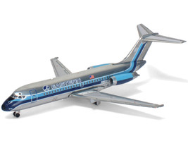 McDonnell Douglas DC 9 14 Commercial Aircraft Eastern Air Lines N8910E Silver with Blue Stripes 1/400 Diecast Model Airplane V1:400 400011