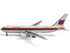 Boeing 767 200 Commercial Aircraft United Airlines N606UA White with Stripes 1/400 Diecast Model Airplane V1:400 400019 Boeing 767 200 Commercial Aircraft United Airlines N606UA White with Stripes 1/400 Diecast Model Airplane V1:400 400019